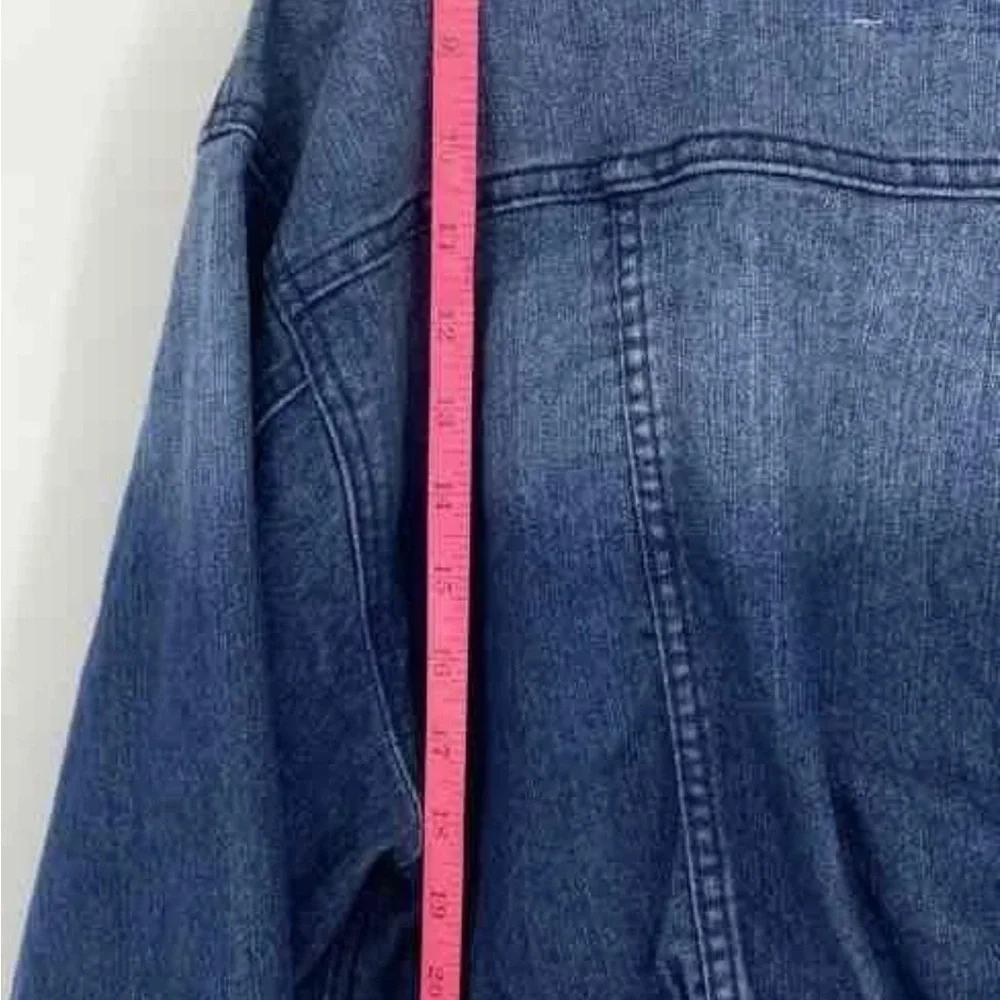 Juicy Costure Dark Blue Denim Jacket for Women - Picture 6 of 6